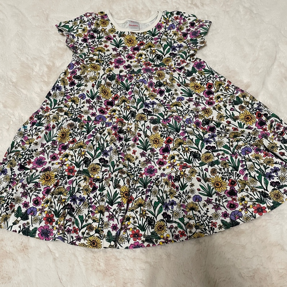 Hanna Andersson Multicolor Floral Kids Dress